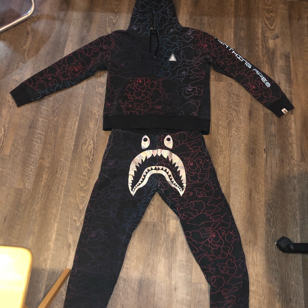 Bape laser camo fit